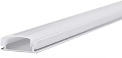 PERFIL ALUMINIO U  COVER OPAL P/CINTA LED 2 METROS1