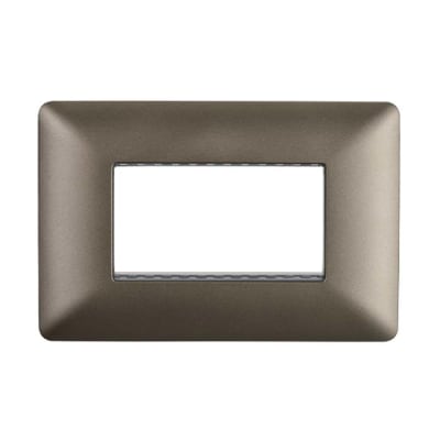 PLACA 3 PTO TITANIO CAFE CON SOPORTE1