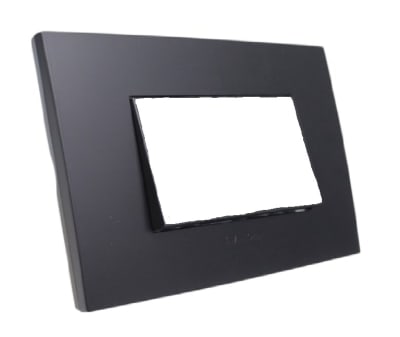 PLACA 3 PTO C/SOPORTE NEGRO1