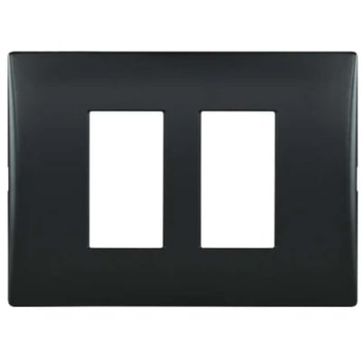 PLACA 2 PTO C/SOPORTE BLACK1