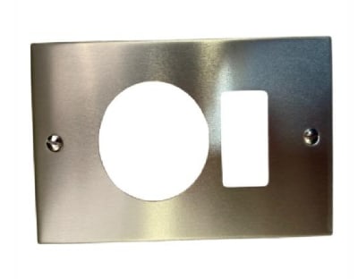 PLACA ANONIZADA SCHUCKO + 1PTO1