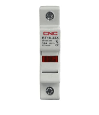 PORTAFUSIBLE 10X38 1 POLO CON INDICADOR DE LUZ LED1