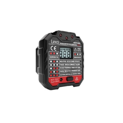 ENCHUFE MACHO PROBADOR DE DIFERENCIAL (REQUIERE ADAPTADOR SCHUCKO NO INCLUIDO)1