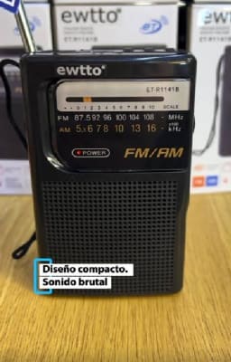 RADIO MINI NEGRA ET-R1141B1