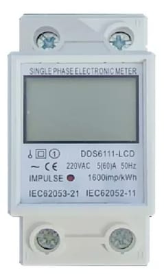 REMARCADOR MONOFASICO 60A DIGITAL RIEL DIN1