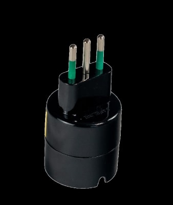ENCHUFE MACHO ADAPTADOR SCHUCKO 10A NEGRO1