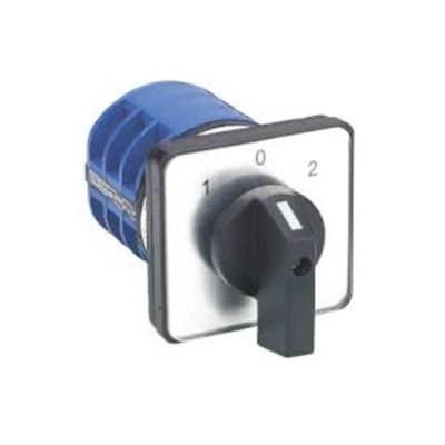 SELECTOR 3 POSICIONES 63A 1-0-2 TIPO PACCO 64X64MM1