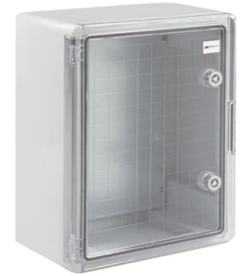 TABLERO ABS 400X300X220 IP65 (30X40X22) PTA TRANSPARENTE1