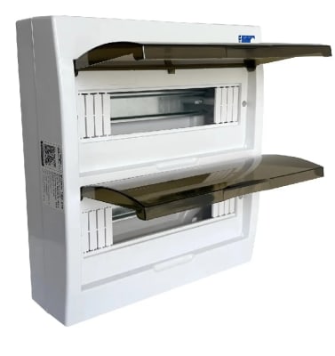 TABLERO S/P 24CC PTA TRANSPARENTE D1