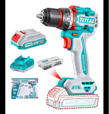 TALADRO ATORNILLADOR INALAMBRICO 13MM 55NM 20V BAT1