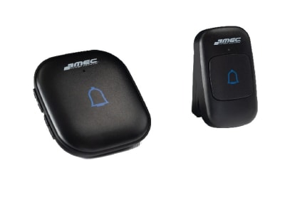 TIMBRE INALAMBRICO 0.25W 56 TONOS NEGRO 305MTS FRECUENCIA 423.92 MHZ1