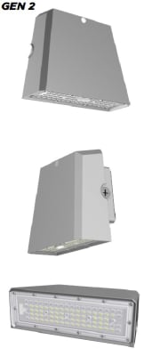 LUMINARIA INDUSTRIAL LED 40W WALLPACK GEN2 DS011