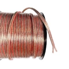 CABLE PARLANTE 2X18AWG TRANSPARENTE
