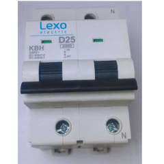 INT AUTOMATICO 1+N 25A 20KA D
