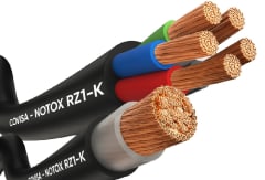 CABLE LIBRE HALOGENO 5X4MM RZ1K
