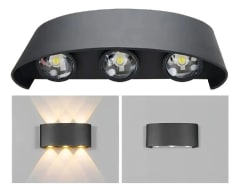 APLIQUE BIDIRECCIONAL 6X1W 3000°