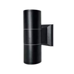 APLIQUE LED 2XGU10 BIDIRECCIONAL NEGRO