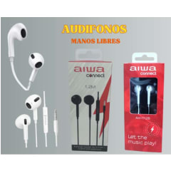 AUDIFONO 1.2 MTS CON MANOS LIBRES BLANCO AIWA