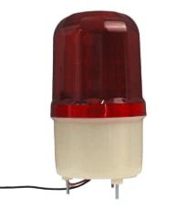 BALIZA ROJA LED 220V CON SONIDO MULTIFUNCIONAL IP54