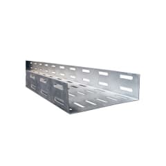 BANDEJA PC 300X100 RANURADA ZINCADA CON TABIQUE 3 MTS