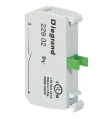 BLOCK DE CONTACTO SIMPLE VERDE 1NA