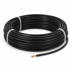 CABLE LIBRE HALOGENO 1,5 NEGRO ROLLO 25MTS