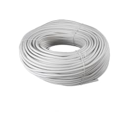 CABLE H05F 2X0,75MM BLANCO MEC