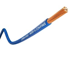 CABLE LIBRE HALOGENO 2,5MM NEGRO CARRETE CORTE METRO