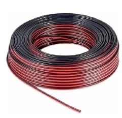CABLE PARLANTE 2X22AWG ROJO NEGRO