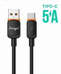 CABLE USB CARGADOR TIPO C USB 5A 1000MM