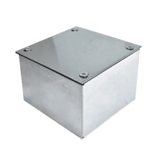 CAJA GALVANIZADA 100X100X65 A11 SIN KO