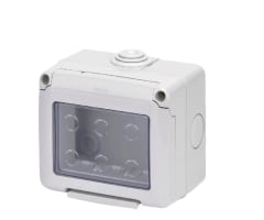 CAJA HIDROBOX 3 PTO COMBI IP55 LIBRE DE HALOGENO