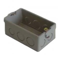 CAJA EMB TABIQUE GRIS OREJA METALICA ZAMA