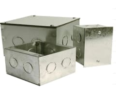 CAJA ZINCADA 150X150 X100MM