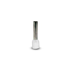 TERMINAL FERRUL 8AWG BLANCO BOLSA 100 UNIDADES