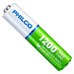 PILA RECARGABLE AAA 1.2V 1200MAH X UNIDAD
