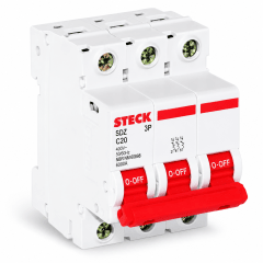 INT AUTOMATICO 3X20A 6KA STECK