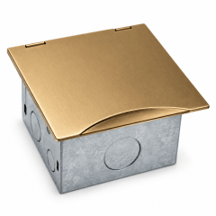 CAJA 2 PTO EMB PISO BRONCE IP30 COMPATIBLE MOSAIC S/MOD