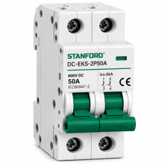 INT AUTOMATICO 2X50A 6K DC MCB CORRIENTE CONTINUA