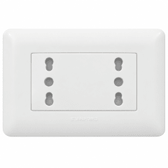 ENCHUFE DUPLEX 10X16A BLANCO