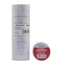 CINTA AISLADORA 19X18MM X 5 MTS BLANCA
