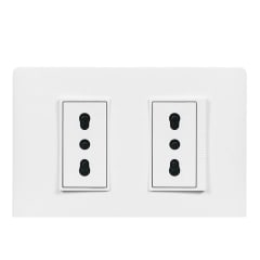 ENCHUFE DOBLE 10/16A LUZICA