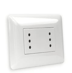ENCHUFE DUPLEX 10A BLANCO