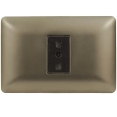 ENCHUFE SENCILLO 10/16A TITANIO MOD  CAFE