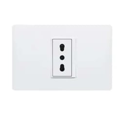 ENCHUFE LUZICA SIMPLE 10/16A BLANCO BTCINO