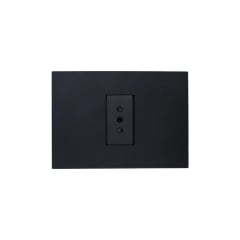 ENCHUFE SENCILLO 10A NEGRO