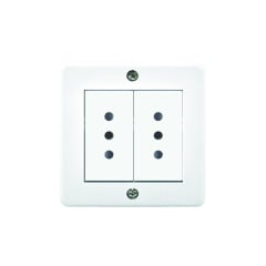 ENCHUFE DOBLE 10A S/P IP20