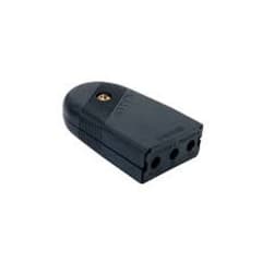 ENCHUFE HEMBRA VOL 2P+T 10A NEGRO SUPER