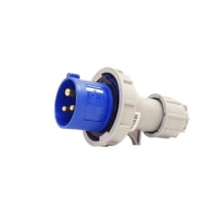 ENCHUFE MACHO IND 2P+T 16A IP67 VOL LEXO