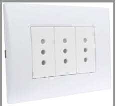 ENCHUFE TRIPLE 10A WHITE